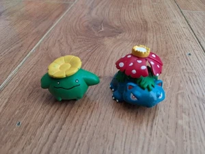 Vintage Tomy Pokemon Venusaur & Shiploom Figures Original - Picture 1 of 9