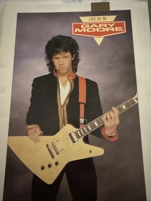 Gary Moore Live in 85 Tour Programme 1985 Glossy Colour Concert Book, UK G Cond - Image 1 of 4