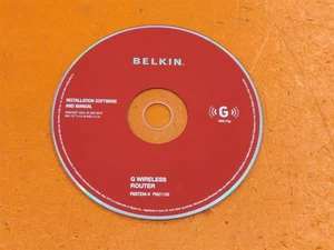 ⭐️⭐️⭐️⭐️⭐️ Belkin G Wireless Router Installation Software CD Disc Win Mac - Picture 1 of 2