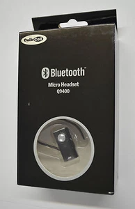 New QuikCell Ultra-light Small Universal Bluetooth Wireless Headset Q9400 Black - Picture 1 of 5
