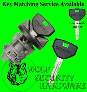 Chrysler Dodge Jeep OEM Ignition Key Switch Lock Cylinder 701757 With 3 Keys - Bild 1 von 2