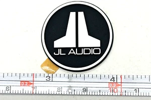 JL Audio Electroform Badge Logo Emblem - Brushed Silver - Picture 1 of 4