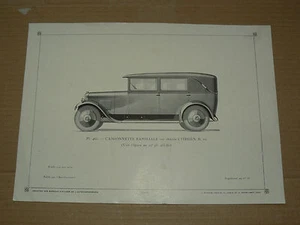 Planche l'Auto carrosserie Camionnette CITROEN B15 fourgon camion - Picture 1 of 1