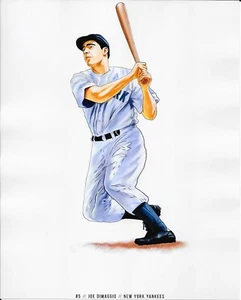Joe DiMaggio Photo Artwork New York Yankees Photo Artwork 8x10 Baseball Artwork - Imagen 1 de 1