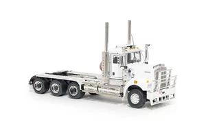 Drake Collectibles Z01646 Kenworth C509 Day Cab Tri Drive Truck White Black 1:50 - Picture 1 of 8
