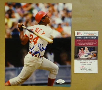 Autographed Tony Perez Signed 8"x10" Photo MLB James Spence JSA COA - Image 1 of 4