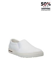 RRP €159 BIRKENSTOCK Leather Sneakers US8 UK7 EU41 White Made in Portugal