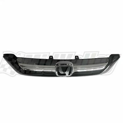 Chrome Mesh Grill Front Bumper Upper Grille Fits 2007 2008 2009 Honda CR-V - Изображение 1 из 4