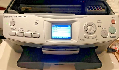 Epson Stylus Photo RX620 All-In-One Inkjet Printer & Scanner For Parts - Image 1 of 4