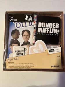 *THE OFFICE*Dunder Mifflin Inc Geschenkset*Zeitschriften*Stift*Memoblock*Lesezeichen*NEU* - Bild 1 von 2