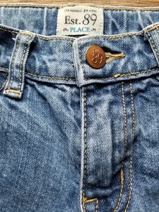 Children's Place ~ Girls Size 8  Bootcut ~ Slim ~ Stretch ~ Denim Blue Jeans - Picture 1 of 6