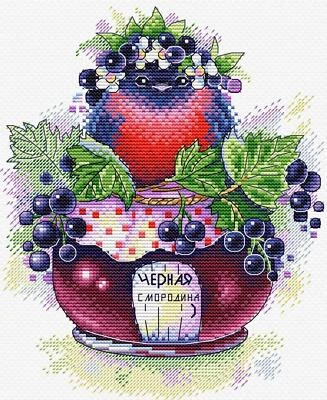 Kit de punto de cruz contado de grosella cantora SM-394 MP Studia Foto 1 de 4