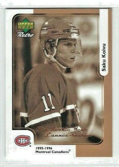 1999-00 McDonald's Retro #McD-14R Saku Koivu - Image 1 of 1