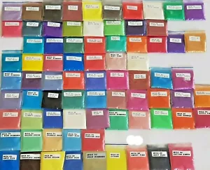 MICA + FLURO BODY SOAP BATH BOMB ART NAIL RESIN ART CRAFT - Picture 1 of 123