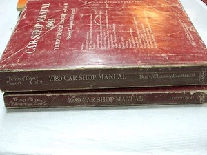 1989 Escort,Tempo & Topaz Service Repair Manual Set - Bild 1 von 3