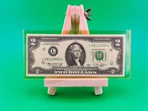1976 $2 DOLLAR BILL. L-Series - Picture 1 of 4