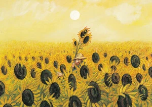Tarjeta de arte: Gerhard suerte - Vincent vuelve a robar girasoles - Imagen 1 de 1