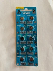 2/5/10 Pcs Vinnic LR921F-C10 371 AG6 SR69 1.55V Alkaline Watch Batteries - Imagen 1 de 1