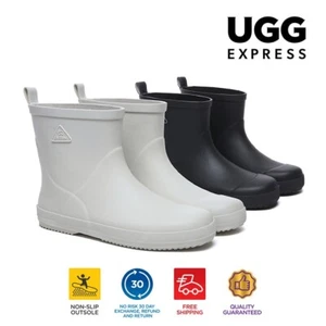 EVERAU® Women Men Rainboots Removable Insole Mini Gumboots Waterproof Cora - Picture 1 of 20