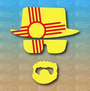 Breaking Bad New Mexico State Flag Zia 5" Custom Vinyl Decal Sticker - Picture 1 of 1