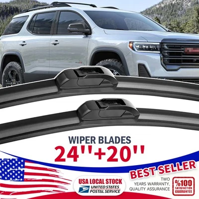 For Acura RSX 2002-2006 Genuine Original Front Windshield Wiper Blades 24"&20" - Image 1 of 4