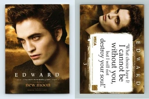 Edward #3 Twilight New Moon 2009 Neca Trading Card - Picture 1 of 1