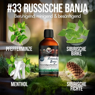 Saunaaufguss Russische Banja, 100ml - Bild 1 von 4