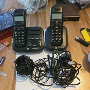 BT Studio Plus 5500 Black Twin Cordless Telephone with answering machines - Zdjęcie 1 z 7