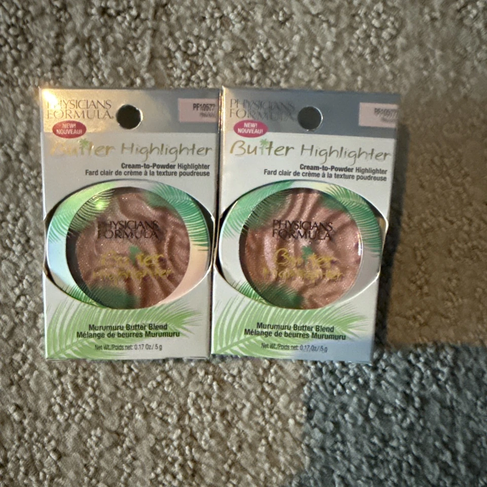 2 Pack Physicians Formula Butter Cream to Powder Highlighter PF10577 Pink Rose - Image 1 of 1