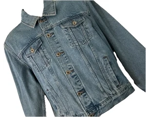 Vintage Wrangler Hero Jeansjacke Kinder Large Neu mit Etikett Retro 1990er rotes Etikett Sammlerstück - Bild 1 von 8