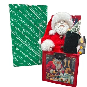 The San Francisco Music Box Co “Santa Claus Is Coming To Town” Non-Animated VTG - Picture 1 of 14