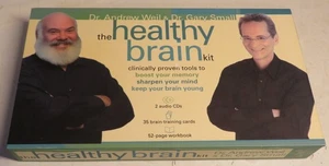The Healthy Brain Kit Dr. Andrew Weil Sharpen Your Mind CDs Training Cards Work - Picture 1 of 13