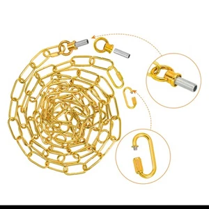 10Ft Lighting Chain Chandelier Light Fixture Chain Load Capacity 65 lbs - Picture 1 of 7