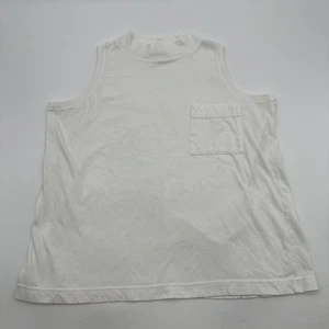 VTG Outback Red Tank Top L White Pocket Logo Embroidered ..#33283 - Picture 1 of 7