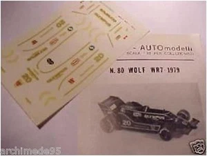 WOLF WR7 F1 1979 1/43 DECALS - Bild 1 von 1