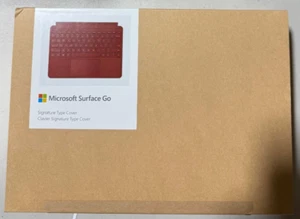 Brand New Microsoft Surface Go Signature Type Cover Poppy Red French KCS-00085 - Picture 1 of 3