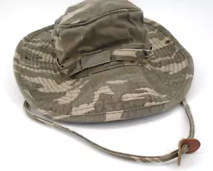 Military Camouflage Boonie Hat Size M/L Camo Sun Fishing Bush Cap - Picture 1 of 5
