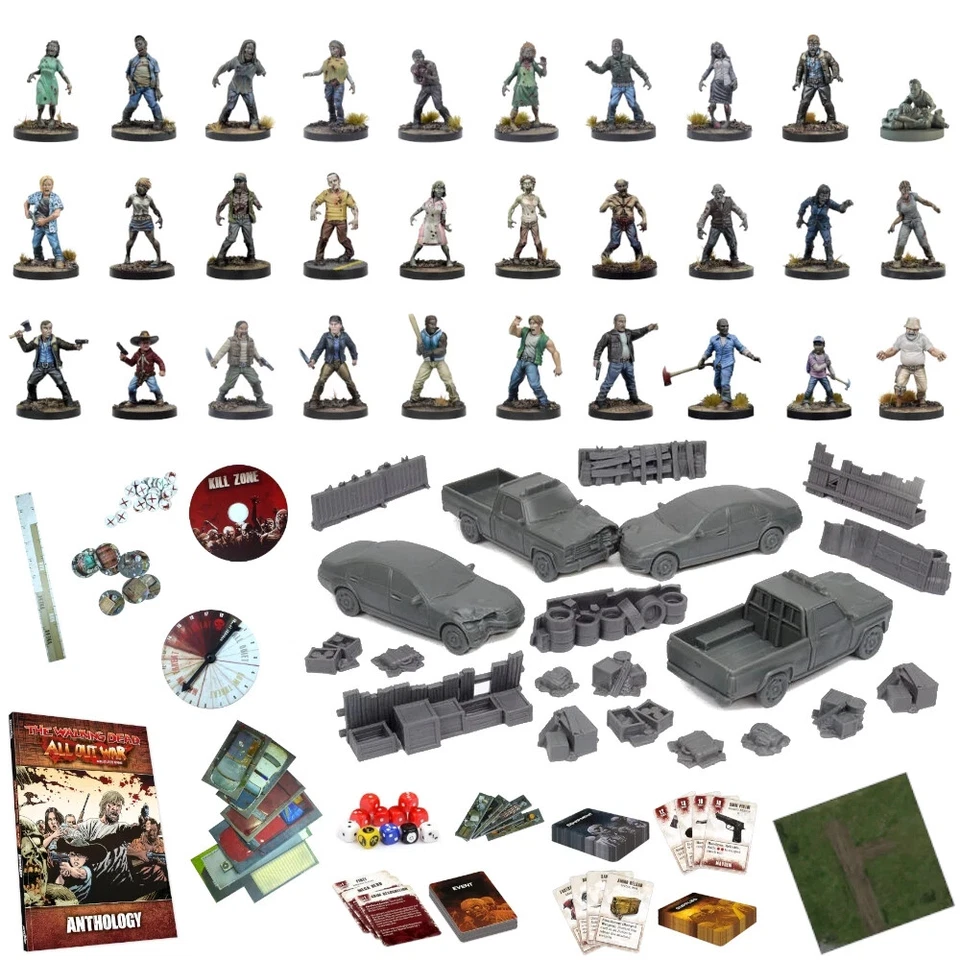 Mantic MGWD001 The Walking Dead All out War Miniatures Game Core Set
