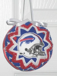 Buffalo Bills, rot & blau Kugel Ornament, Made in America (#12) - Bild 1 von 2