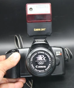 *Canon EOS Rebel X SLR 35mm Film camera /w Canon EF 35-80mm III Lens/ Flash 244T - Picture 1 of 11