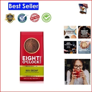 Rich Medium Roast Ground Coffee, 6-Pack 12oz x 50% Decaf - Robust Flavor Profile - Picture 1 of 11