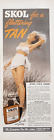 1945 Print Ad Skol Sunscreen Lotion For A Flattering Tan  WWII