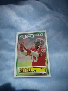 1983 Topps Renaldo Nehemiah Rookie RC #171 49ers Terrapins - Picture 1 of 2