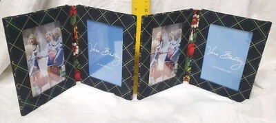 Marcos de fotos Vera Bradley 2004 girasoles retirados 4x6 " lote de 2 fotos nuevos sin etiquetas Foto 1 de 4