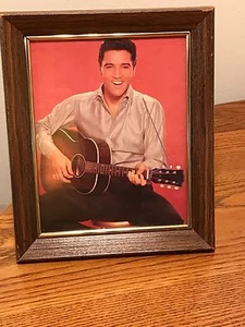 ELVIS PRESLEY 8 x 10 Framed Colored Photo - Bild 1 von 4