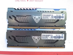 Patriot Viper Steel 16GB (2x8GB) DDR4 3600MHz PC4-28800 C17 UDIMM Desktop Memory - Picture 1 of 1