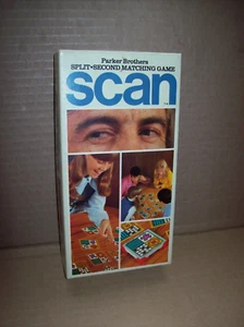 Vintage 1970 SCAN split second matching game Parker Brothers complete, very nice - Picture 1 of 5