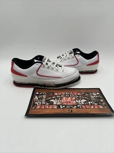 Air Jordan 2 Retro Low White Red Black 1994 Size 8 Brand New 130236-161 - Picture 1 of 23