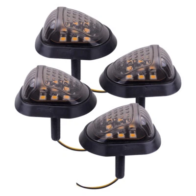 4x LED Mini Turn Signal Indicator Light Motorcycle Scooter Quad ATV Universal hm Foto 1 de 4