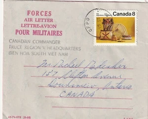 Canada CFPO 5005 International Commission Control & Supervision VIET NAM 1973 - Imagen 1 de 1